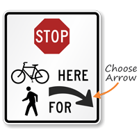 Stop Here to Trail Crossing