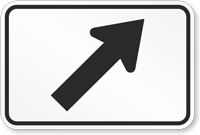 Arrow Symbol - Route Marker Sign