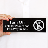 Turn off Cellular Phones Sign