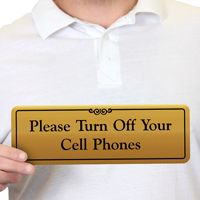 Turn Off Cell Phones Sign