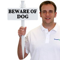 Beware of Dog EasyStake Sign