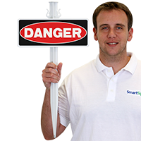 Danger construction and safety Sign