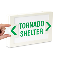 LED Exit Sign with Battery Backup