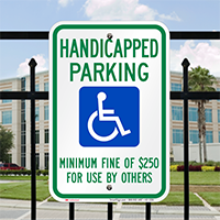 Nevada Accessible Parking Signs