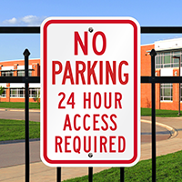 No Parking Access Required Signs