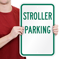 STROLLER PARKING Signs