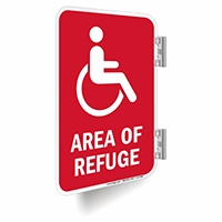 Area Of Refuge Double Sided Sign
