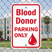 Reserved Parking Only Signs