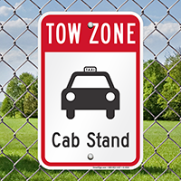Tow Zone, Cab Stand Signs