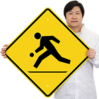 Child At Play Warning Sign