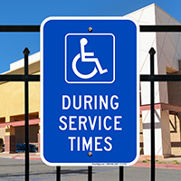 During Service Times Signs (With Graphic)