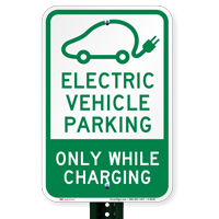Electric Vehicle Parking Only Signs