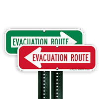 Evacuation Route Sign
