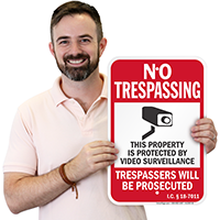 Idaho Trespassers Will Be Prosecuted Sign