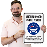 Neighborhood Crime Watch Sign