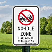 State Idle Signs for Maine