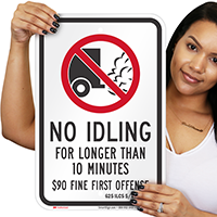 State Idle Signs for Illinois
