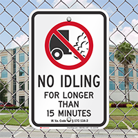 State Idle Signs for West Virginia