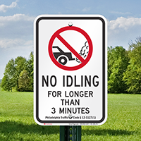 State Idle Signs for Philadelphia, Pennsylvania