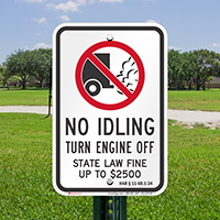 State Idle Signs for Hawaii