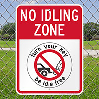 State Idle Signs for Detroit, Michigan