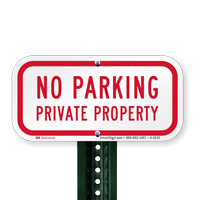 No Parking Private Property Signs