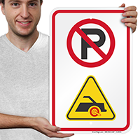 No Parking Unauthorized Vehicles Booted Symbol Signs