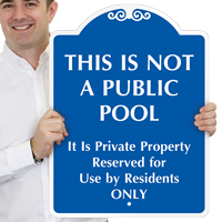 This Is Not A Public Pool SignatureSign