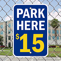 Park Here - Parking Signs