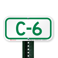 Parking Space Signs C-6