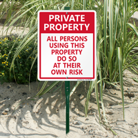 Private Property Sign