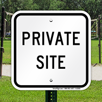 Private Site Sign