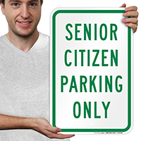 Senior Citizen Parking Signs