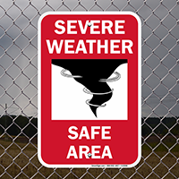 Severe Weather Emergency Sign