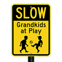 Slow Grandkids at Play With Kids Playing