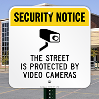 Video Camera Sign (with Graphic)