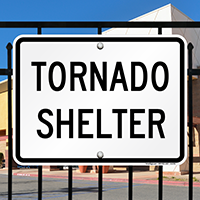 In Case Of Emergency Tornado Shelter Sign