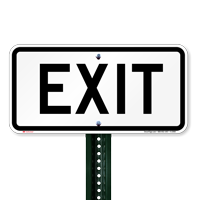 Big EXIT Aluminum Signs