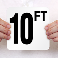 10 Feet Pool Depth Marker