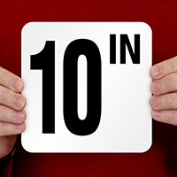 10 Inch Pool Depth Marker