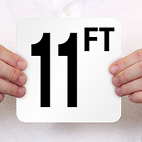 11 Feet Pool Depth Marker