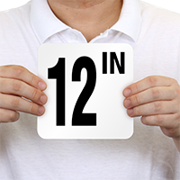 12 Inch Pool Depth Marker