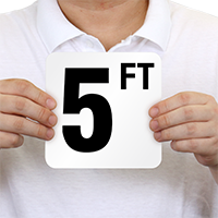 5 Feet Pool Depth Marker