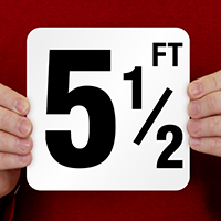 5.5 Feet Pool Depth Marker