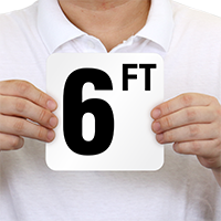 6 Feet Pool Depth Marker