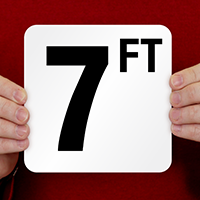7 Feet Pool Depth Marker