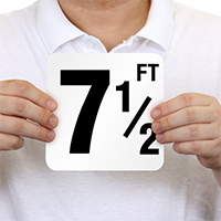 7.5 Feet Pool Depth Marker