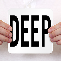 Deep Pool Depth Marker