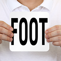 Foot Pool Depth Marker
