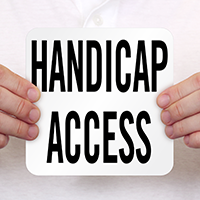 Handicap Access Pool Marker